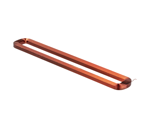 Orthocyclic wound air core coil