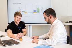 Massgeschneiderte Automationslösung für kundenspezifische Spulenherstellung.